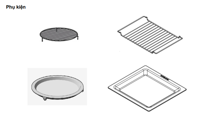 Phụ kiện lò nướng kết hợp vi sóng MW-944R