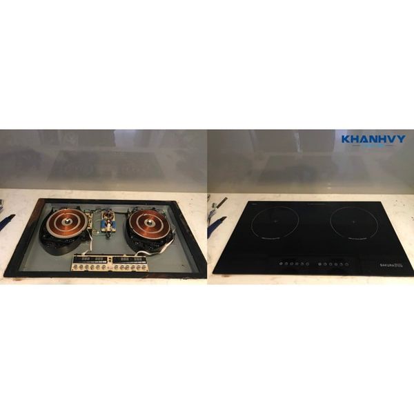 Thay mặt kính bếp điện từ Sakura giá rẻ
