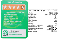 Tủ lạnh Samsung RB27N4010BU/SV 280 lít