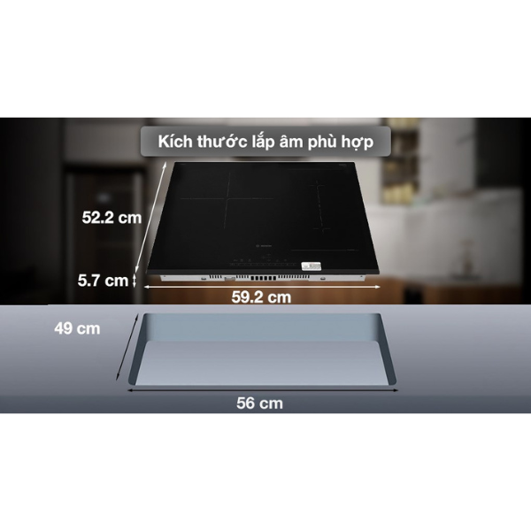 Bếp từ Bosch PVJ631FB1E Series 6