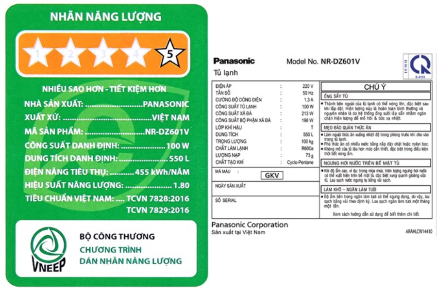 Tủ lạnh 4 cánh Panasonic NR-YW590YMMV 540 lít