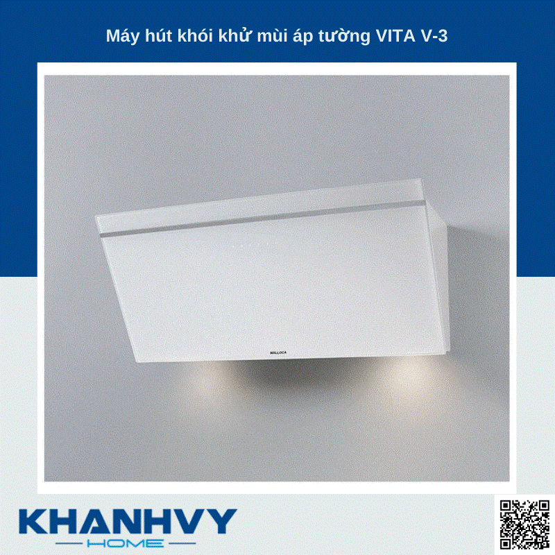 Máy hút khói khử mùi HORIZON K1574 dễ dàng lắp đặt áp tường