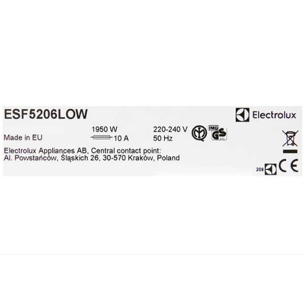 Máy rửa chén Electrolux ESF5206LOW 13 bộ