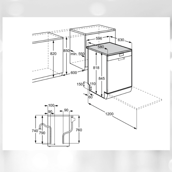 Máy rửa chén Electrolux ESF5512LOX 13 bộ