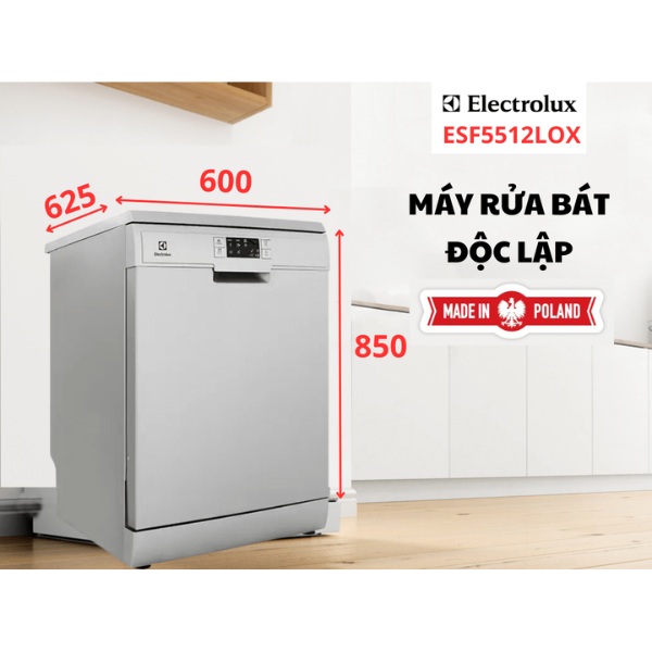 Máy rửa chén Electrolux ESF5512LOX 13 bộ