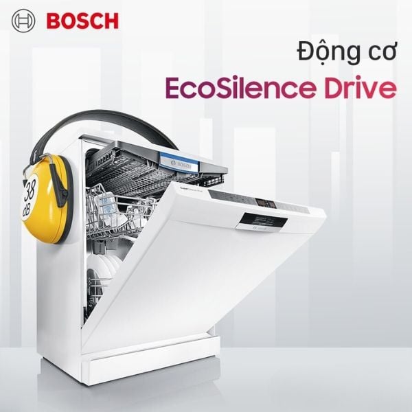 Máy rửa chén Bosch SMS4EVI14E - Serie 4 độc lập