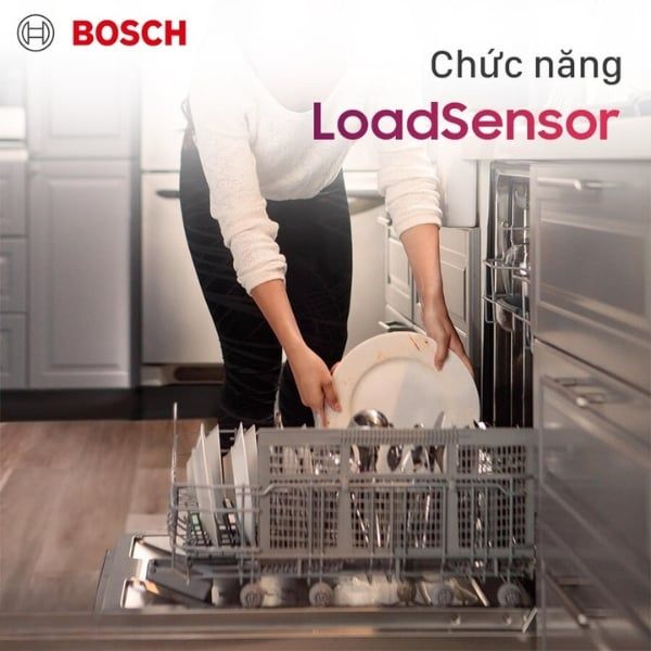 Máy rửa chén Bosch SMS4EVI14E - Serie 4 độc lập