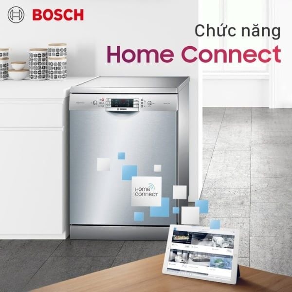 Máy rửa chén Bosch SMS4EVI14E - Serie 4 độc lập