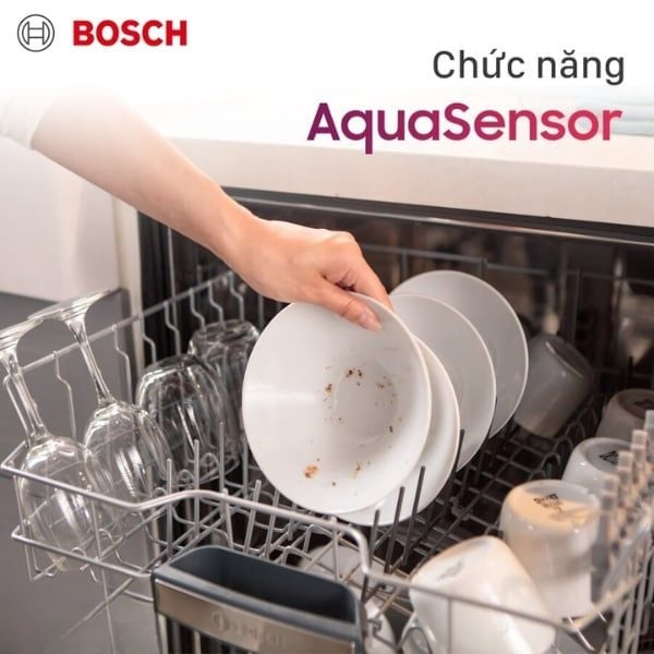 Máy rửa chén Bosch SMS4EVI14E - Serie 4 độc lập