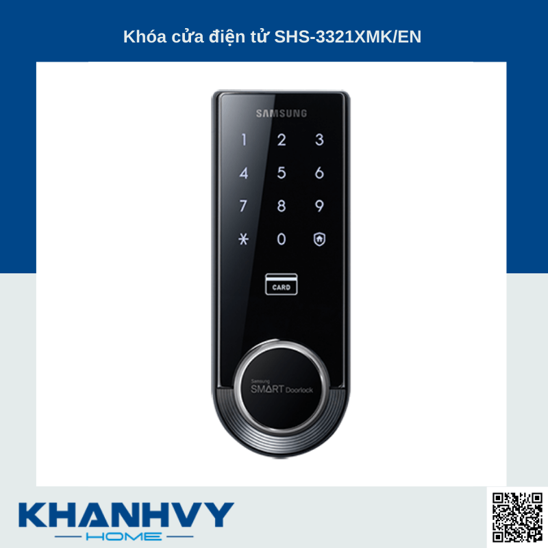 Khóa điện tử Samsung SHS-3321XMK/EN