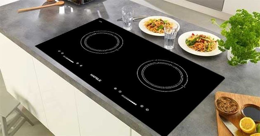 Bếp từ Hafele 2 vùng nấu HC-I772C 536.61.575 thiết kế sang trọng với sắc đen huyền bí