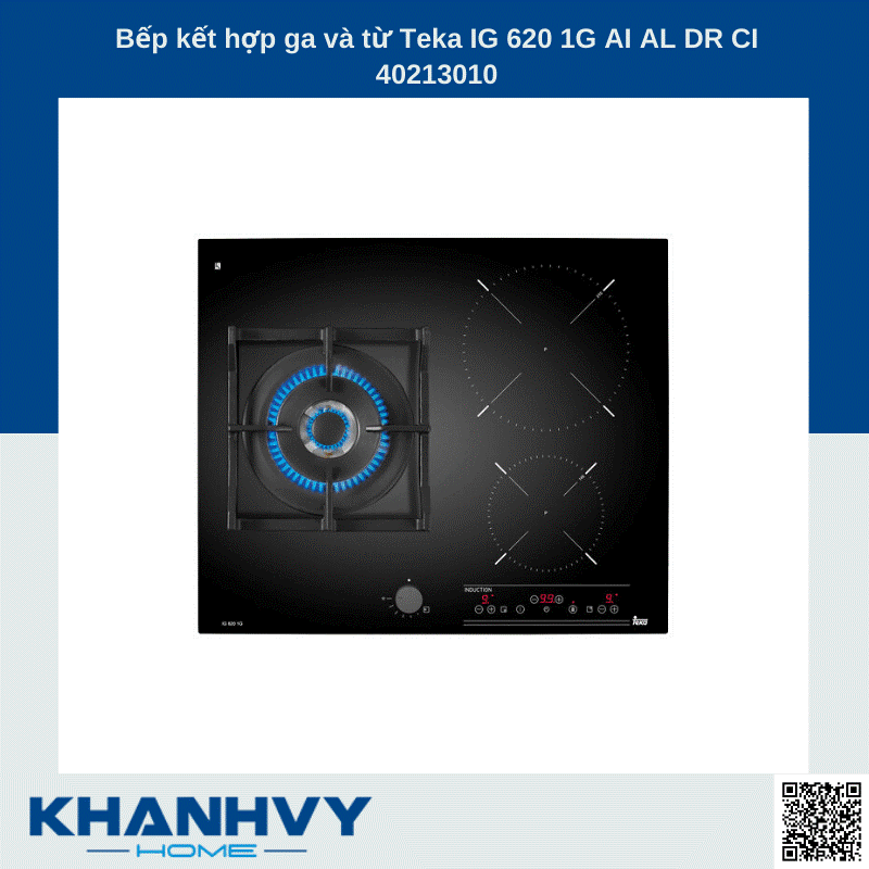 Sản phẩm bếp kết hợp ga và từ Teka IG 620 1G AI AL DR CI 40213010