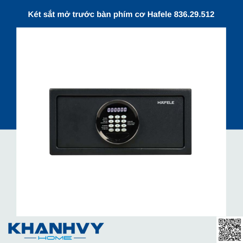 Két sắt mở trước bàn phím cơ Hafele 836.29.512 được sản xuất theo dây chuyền công nghệ tiên tiến của Đức