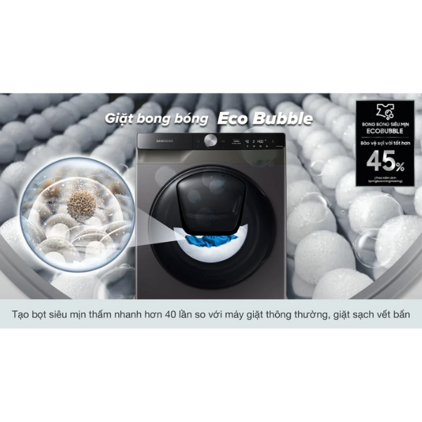 Máy giặt sấy thông minh Samsung WD95T754DBX/SV