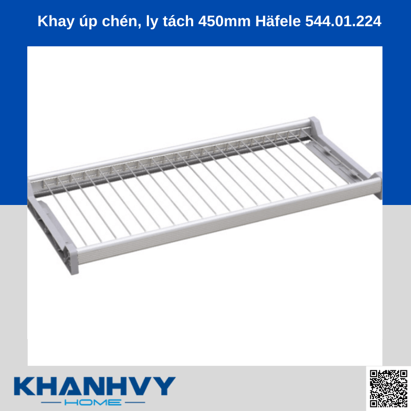 Khay úp chén, ly tách 450mm Häfele 544.01.224 chính hãng tại Khánh Vy Home
