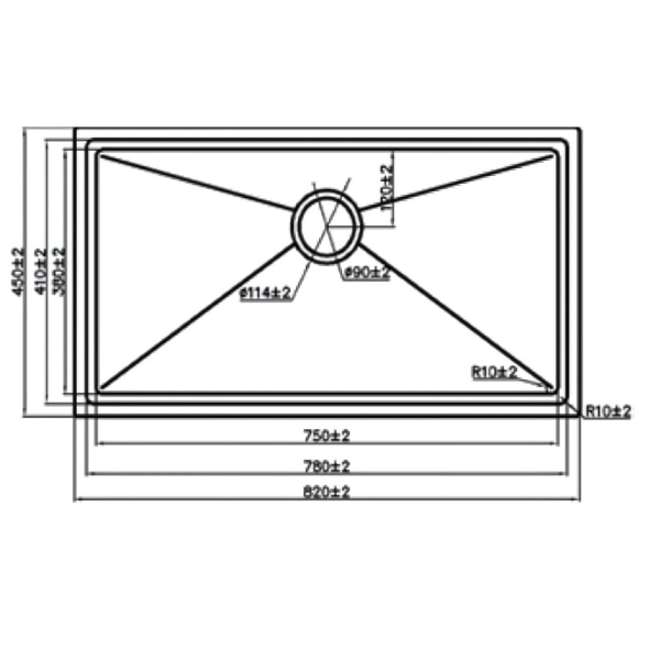 Chậu rửa chén Maadela MDS-8245FSU