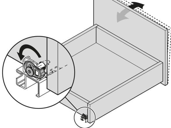 Điều chỉnh độ nghiêng để mở toàn phần