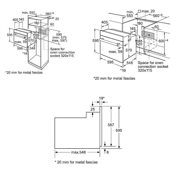 Lò nướng Bosch HBF134EB0K âm tủ Series 2