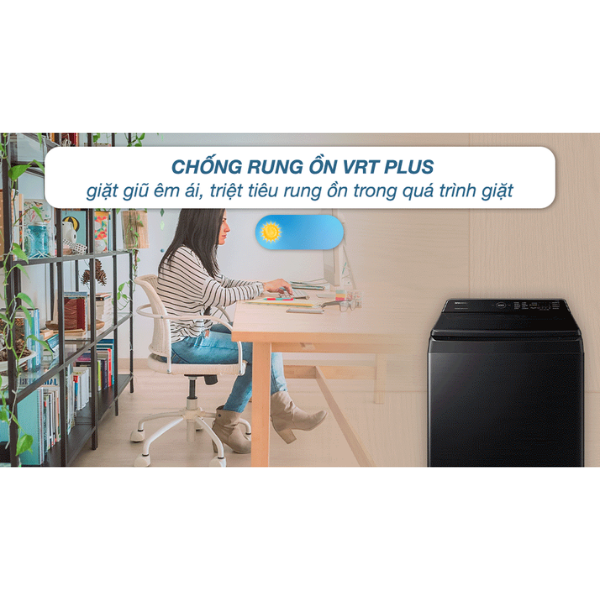 Máy giặt lồng đứng Samsung WA14CG5745BVSV
