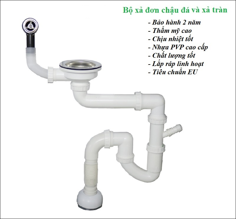  Bộ xả đơn chậu đá của Carysil SAA1