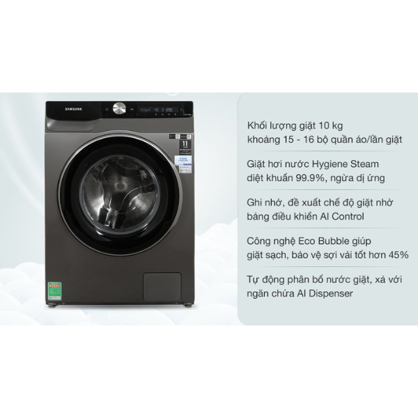 Máy giặt thông minh Samsung WW10T634DLX/SV