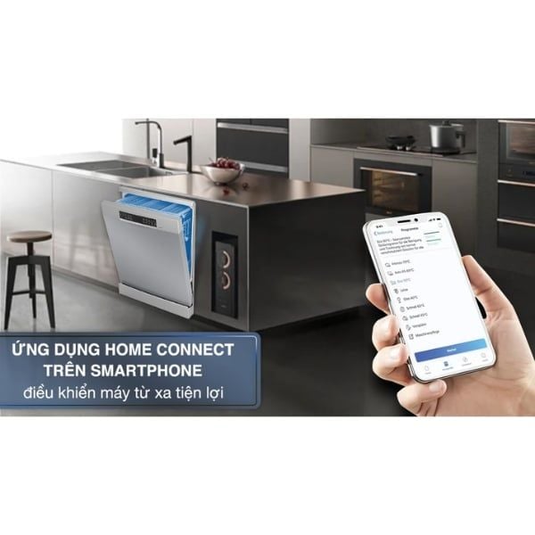 Máy rửa chén Bosch SMS4ECI14E - Serie 4, độc lập