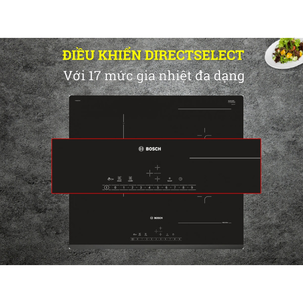 Bếp từ kết hợp 2 vùng nấu Bosch PVS831FB5E Series 6