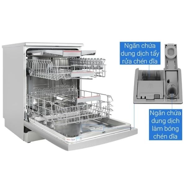 Máy rửa chén Bosch SMS4ECI14E - Serie 4, độc lập