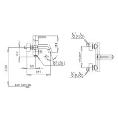 Củ sen tắm Cotto CT334A nóng lạnh Anthony