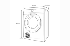 Máy sấy thông hơi Electrolux EDV904H3WC 9kg