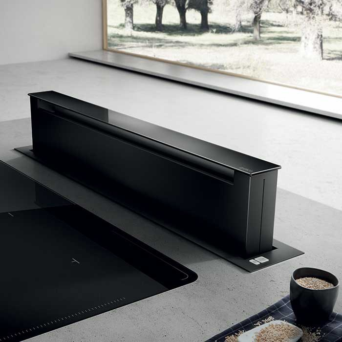 Bếp từ kết hợp hút mùi Hafele IHH77A 539.66.822 thiết kế sang trọng, hiện đại