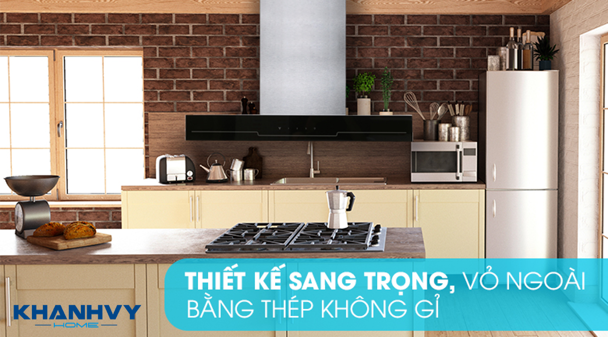 Máy hút mùi Electrolux EFC635SAR 60cm là sản phẩm rất được ưa chuộng nhờ thiết kế áp tường sang trọng và hiện đại