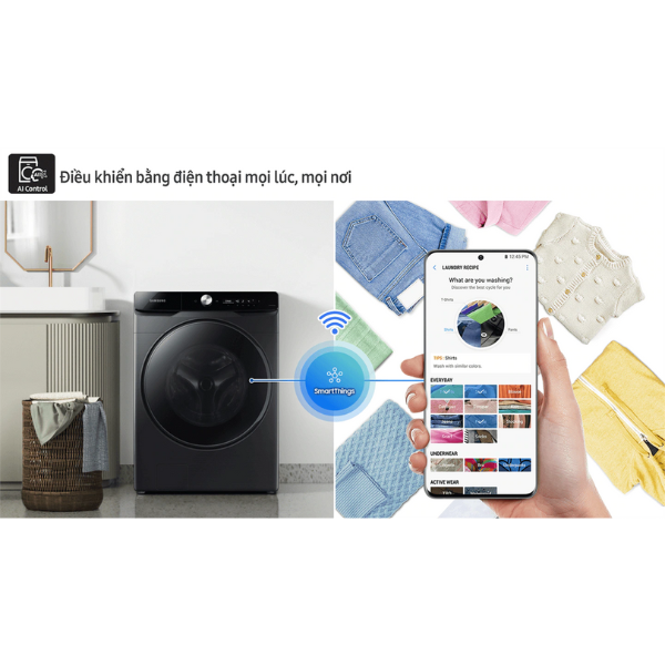 Máy giặt thông minh Samsung WW90T634DLN/SV