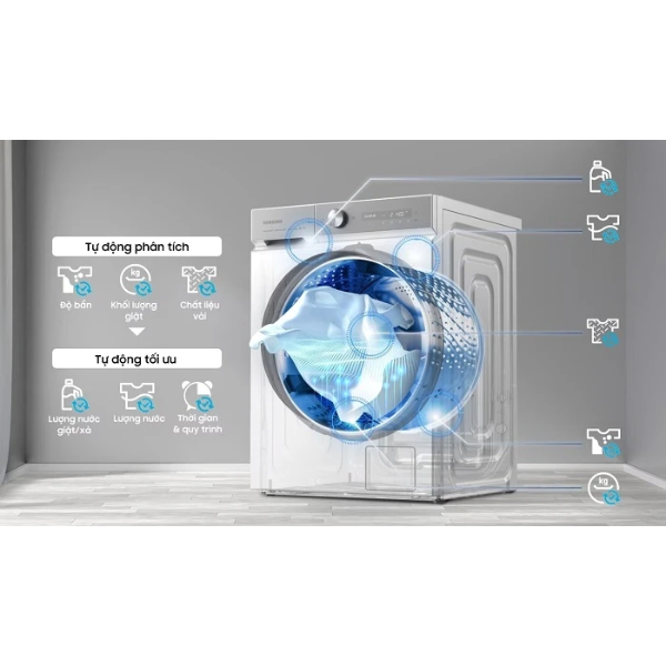 Máy giặt Samsung Bespoke AI Inverter 14 kg WW14BB944DGHSV