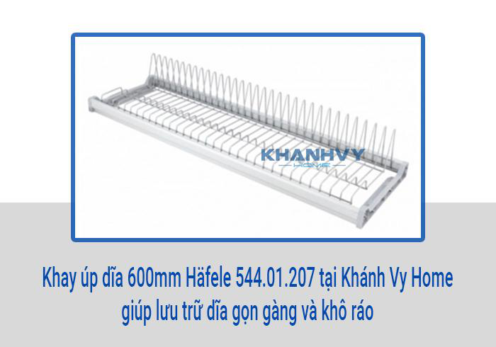 Khay úp dĩa 600mm Häfele 544.01.207 tại Khánh Vy Home giúp lưu trữ dĩa gọn gàng và khô ráo