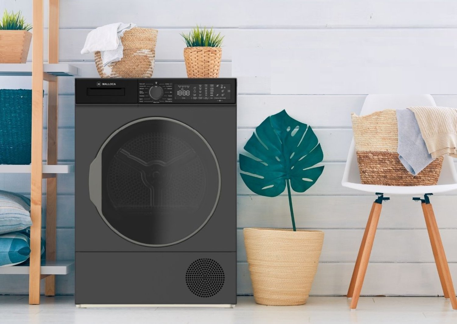 Máy sấy Malloca MTD-T1510HP giúp quần áo được bảo vệ an toàn