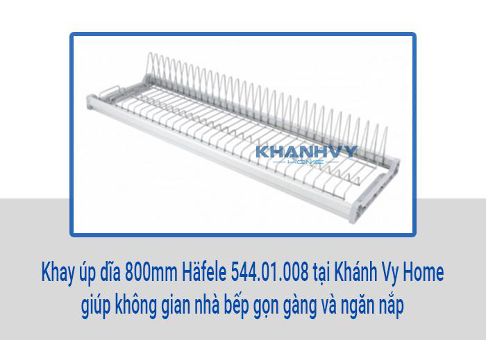 Khay úp dĩa 800mm Häfele 544.01.008 tại Khánh Vy Home giúp không gian nhà bếp gọn gàng và ngăn nắp