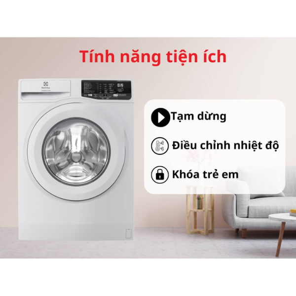 Máy giặt Electrolux EWF9025DQWB cửa trước 9kg