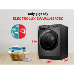 Máy giặt sấy Electrolux EWW1143R7SC 11/7kg