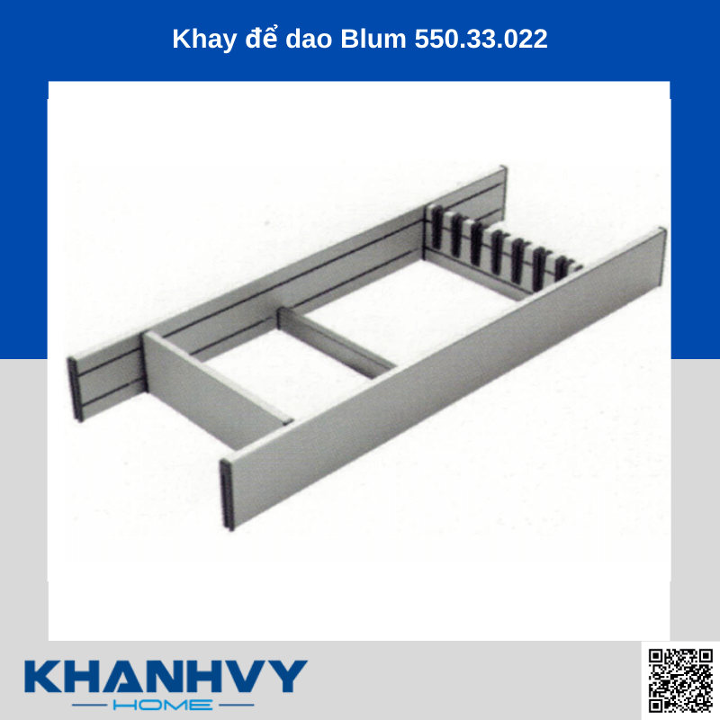 Khay để dao Blum 550.33.022 chính hãng tại Khánh Vy Home