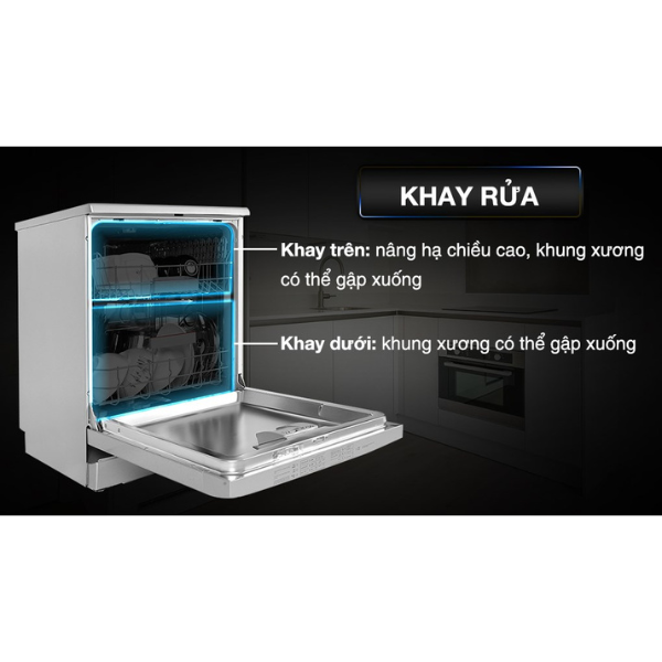 Máy rửa chén Bosch SMS46GI01P - Serie 4 độc lập