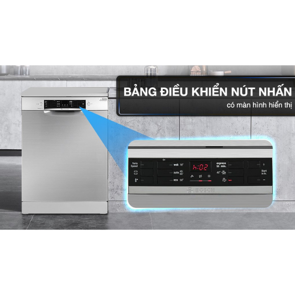 Máy rửa chén Bosch SMS46GI01P - Serie 4 độc lập
