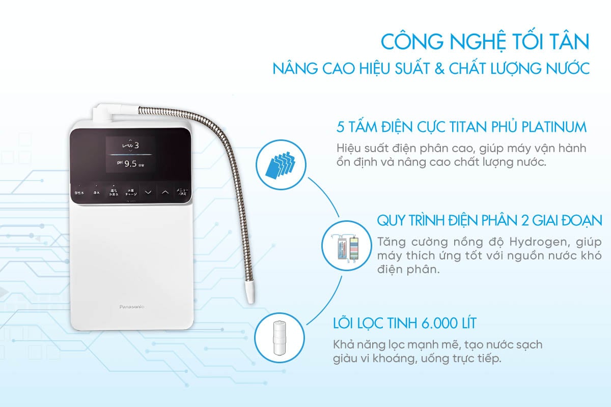 Panasonic TK-AS700 với 5 tấm điện cực