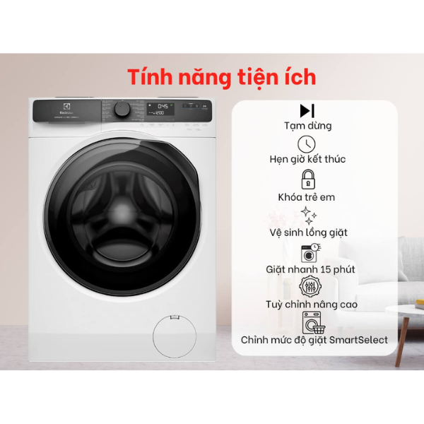 Máy giặt Electrolux EWF9023P5WC cửa trước 9kg