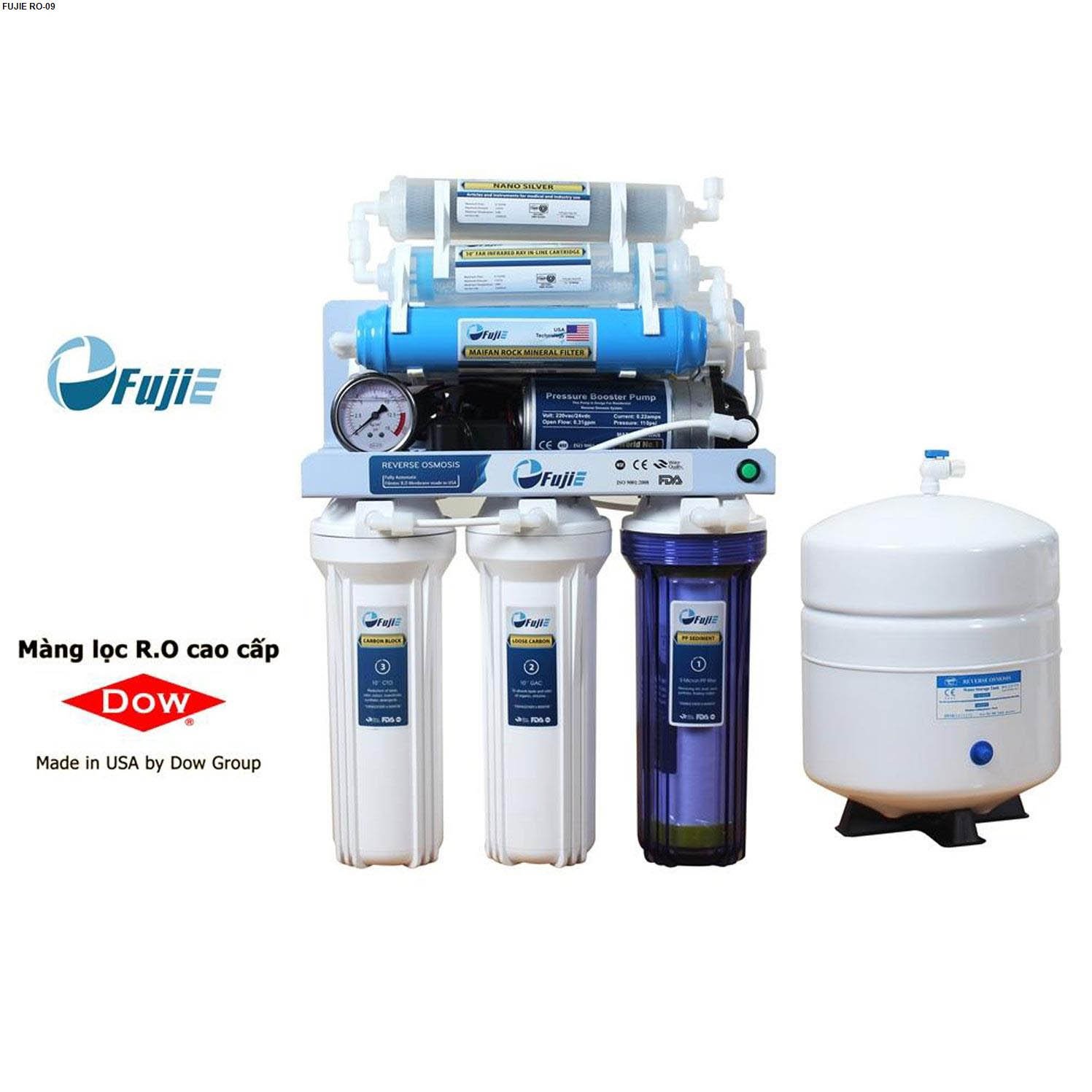 Máy lọc nước tinh khiết RO thông minh FujiE RO- 03/003A với 7 cấp lọc