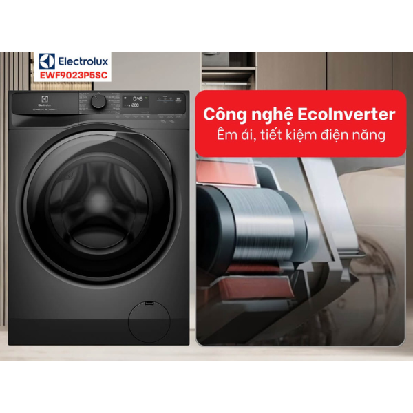 Máy giặt Electrolux EWF9023P5SC cửa trước 9kg
