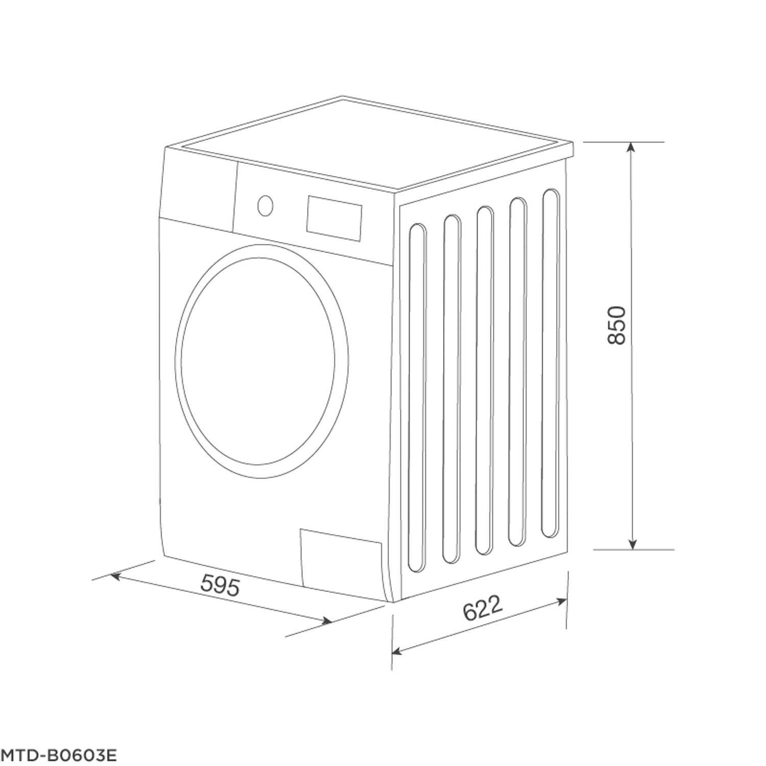 Thông số kỹ thuật Máy sấy MTD-B0603E