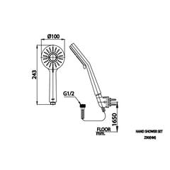 Tay sen tắm Cotto Z90(HM) 3 chức năng