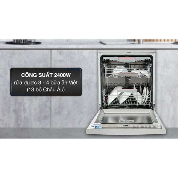 Máy rửa chén Bosch SMS6ECI93E Series 6 13 bộ, Home connect,độc lập