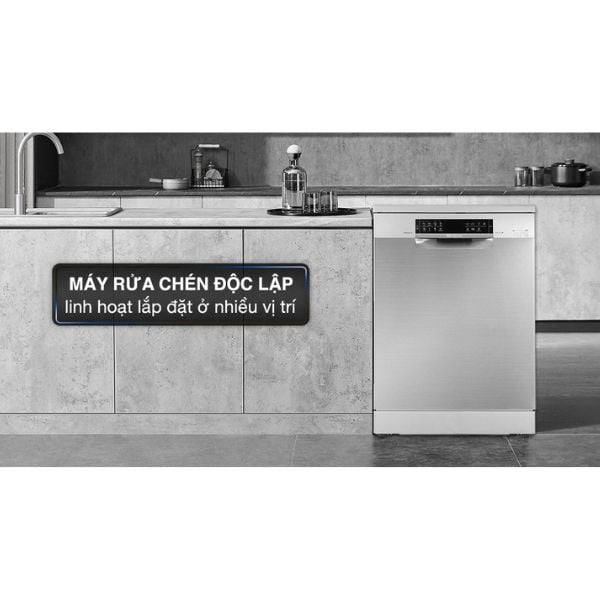 Máy rửa chén Bosch SMS6ECI93E Series 6 13 bộ, Home connect,độc lập